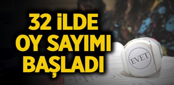 32 ilde sandıklar kapandı