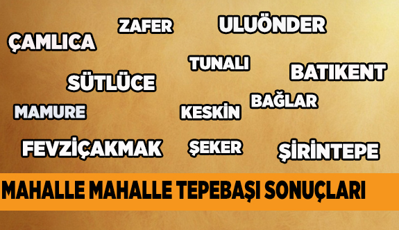 TEPEBAŞI ‘HAYIR’ DEDİ