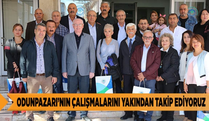 ODUNPAZARI’NIN ÇALIŞMALARINI YAKINDAN TAKİP EDİYORUZ