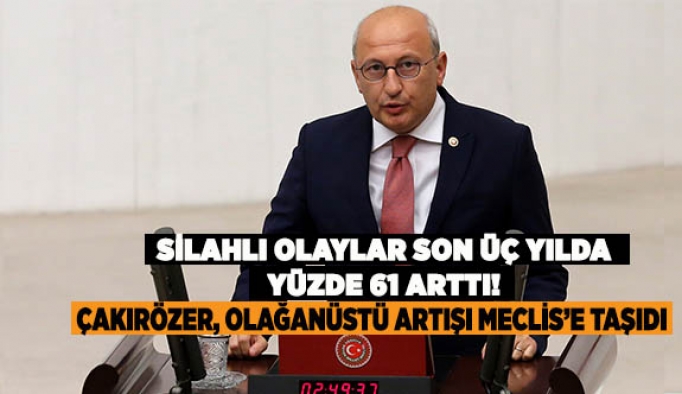 ÇAKIRÖZER: RAKAMLAR ÜRKÜTÜCÜ VE KAYGI VERİCİ