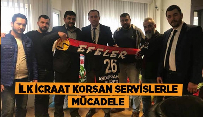 İlk icraat korsan servislerle mücadele