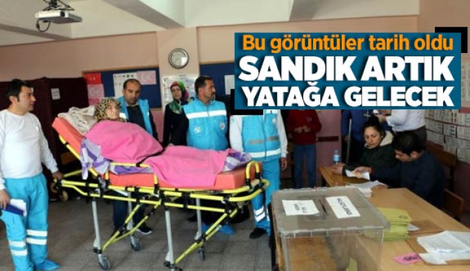 Engelliler için seyyar sandık kurulacak