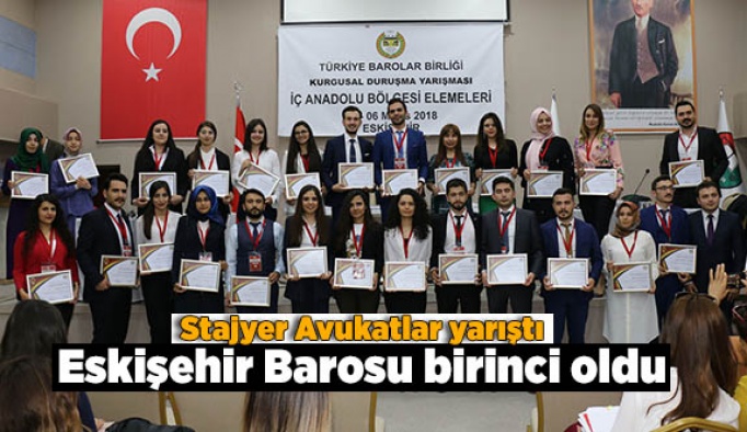 Eskişehir Barosu birinci oldu