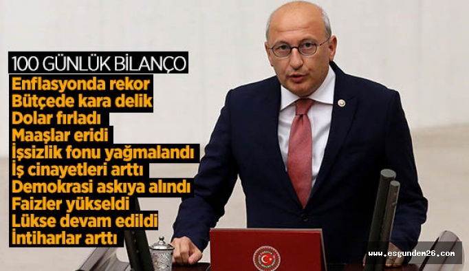 Çakırözer: Tek adamın 100 günü fiyasko ile sonuçlandı