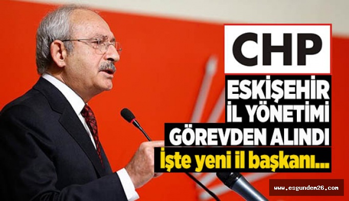 CHP İl yönetimi görevden alındı