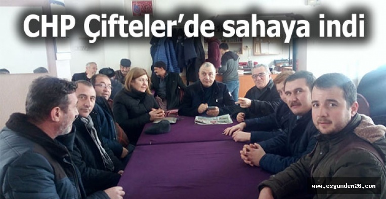 CHP ÇİFTELER'E ÇIKARMA YAPTI