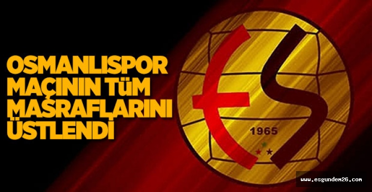 ESKİŞEHİRSPOR TEŞEKKÜR ETTİ