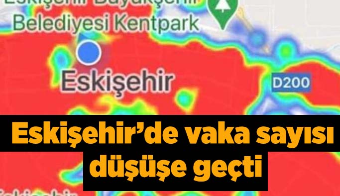 Eskişehir’de vaka sayısı  düşüşe geçti