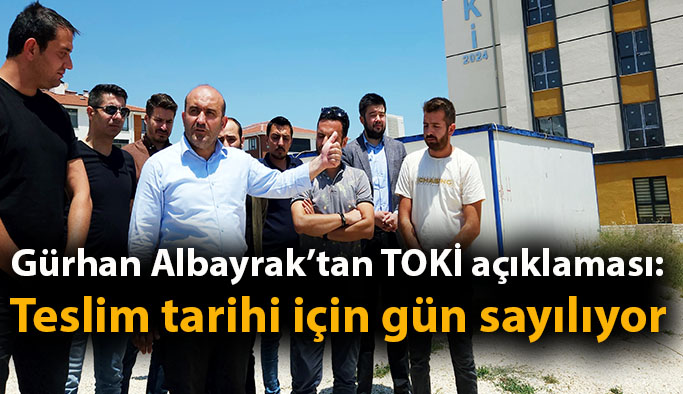 AK Parti Eskişehir İl Başkanı Gürhan Albayrak, TOKİ’nin Vadişehir – Mamuca mevkiinde bulunan şantiye alanını ziyaret etti