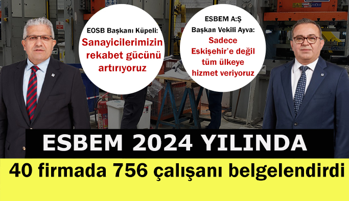 ESBEM 2024’te 40 firmada 756 çalışanı belgelendirdi