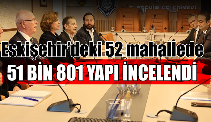 Eskişehir'de 50 bin binanın raporu hazır