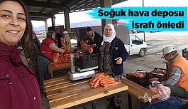 Soğuk hava deposu israfı önledi