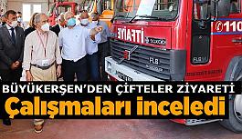 Yılmaz Hoca Çifteler’de çalışmaları inceledi