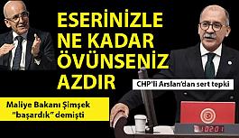 CHP'li Arslan'dan Bakan Şimşek'e: İnsanımızın hayallerini çalmayı ve umutlarını yok etmeyi ve çalmayı başardınız!