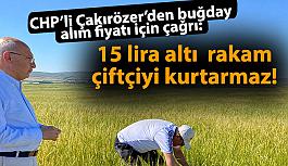 CHP’li Çakırözer: Yabancı çiftçiyi değil, kendi Türk çiftçimizi destekleyin