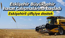 Akpınar, Türkmentokat ve İmişehir Mahallesi’ndeki arazilerden elde edilen hasat Eskişehirli üreticilere can suyu oluyor